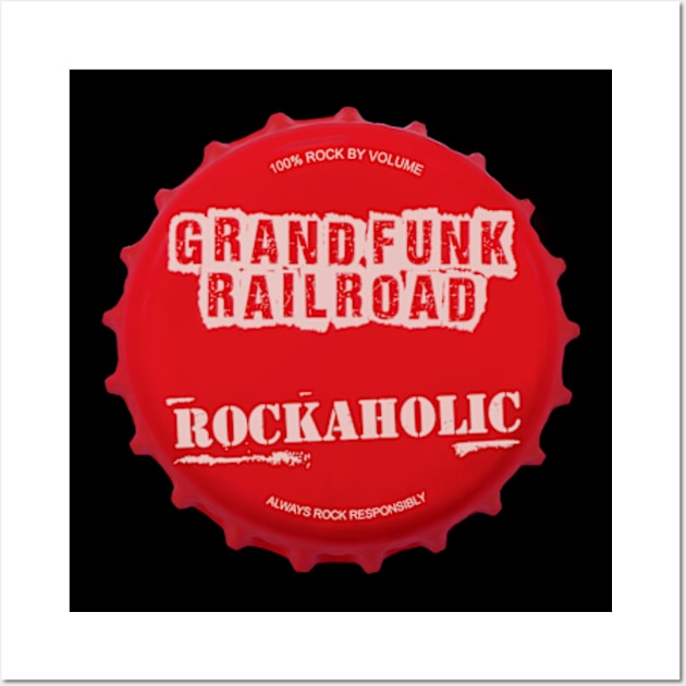 grand funk ll rockaholic Wall Art by claudia awes